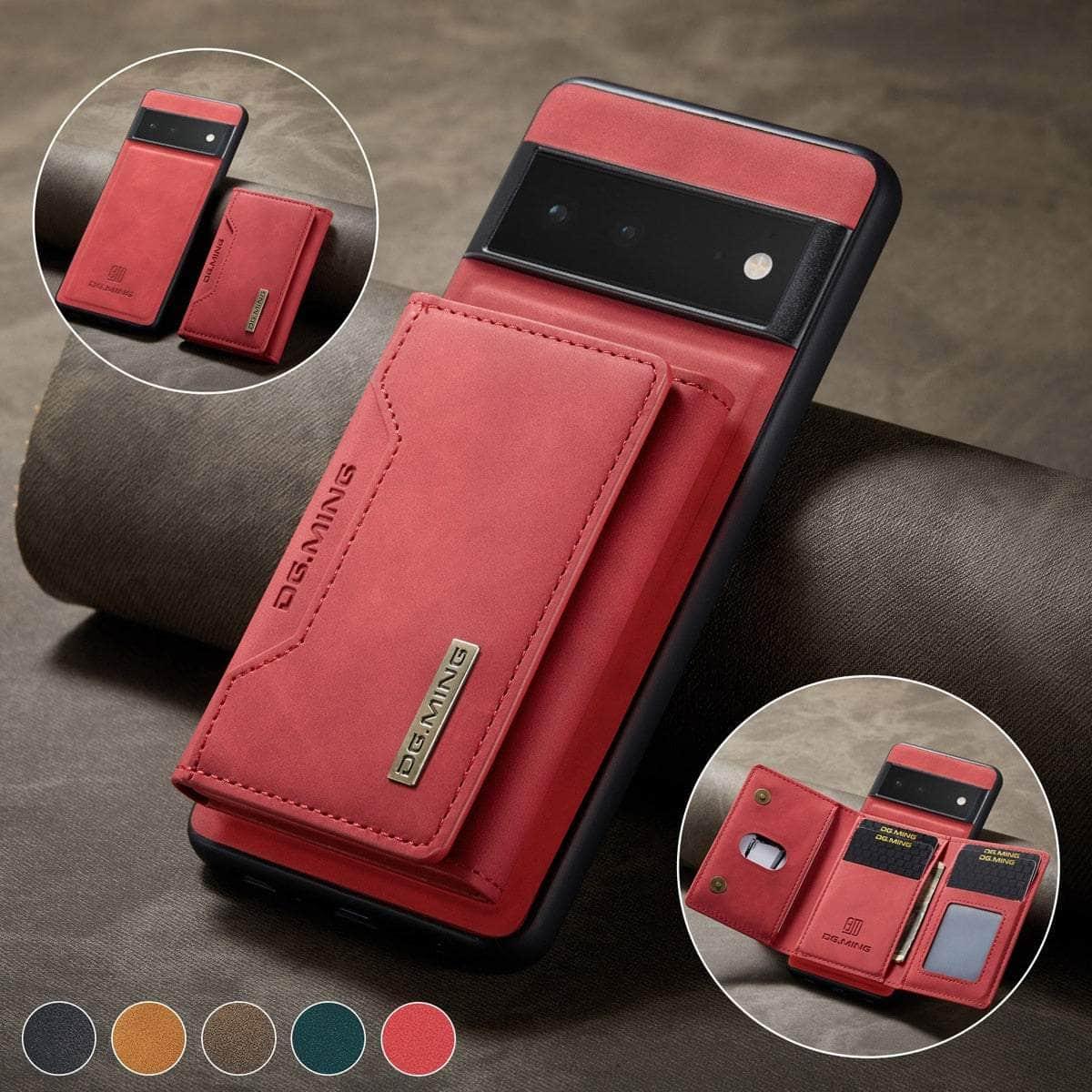 2 in 1 Detachable Pixel 6 Pro Card Pocket Wallet