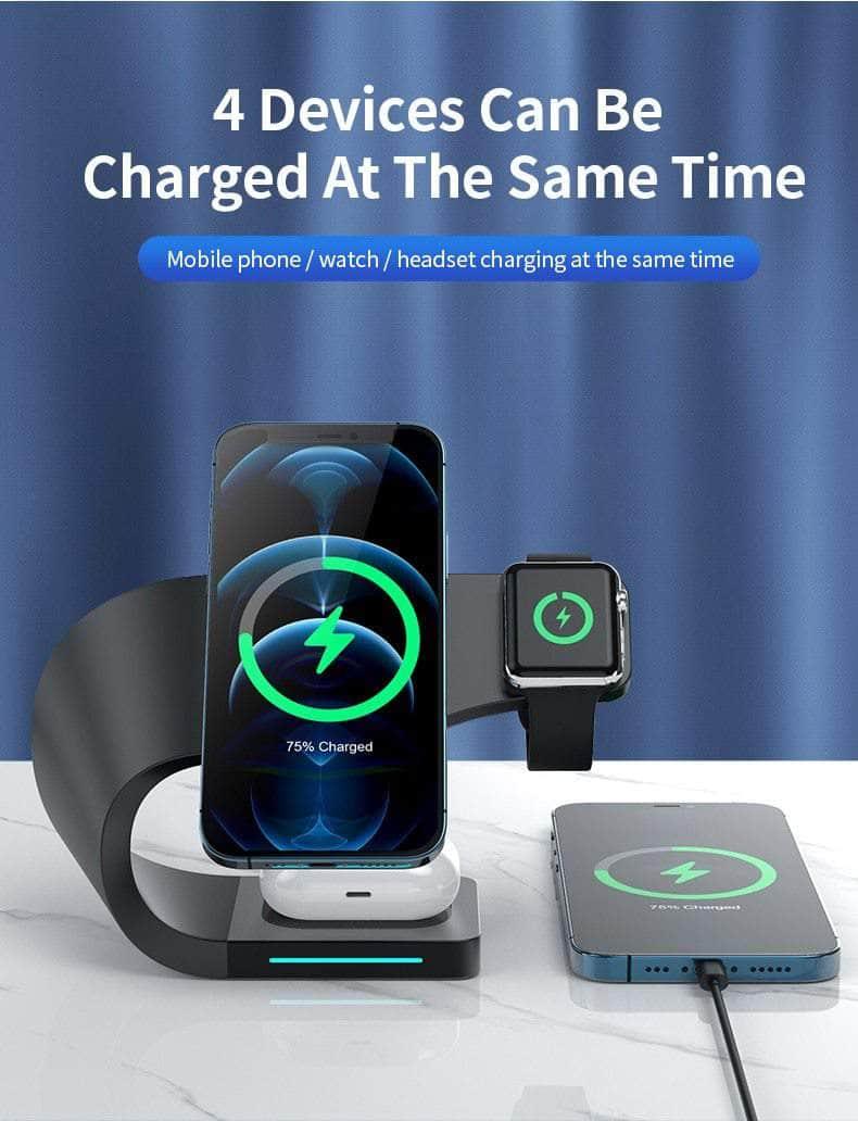 3 in 1 Magnetic Wireless Charger Stand iPhone 12 & 13