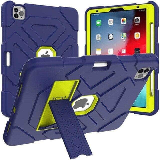 CaseBuddy Australia Casebuddy Navy / For iPad Air 4 2020 360 Full-body Shockproof Armor Case iPad Air 4 10.9 2020 with Stand
