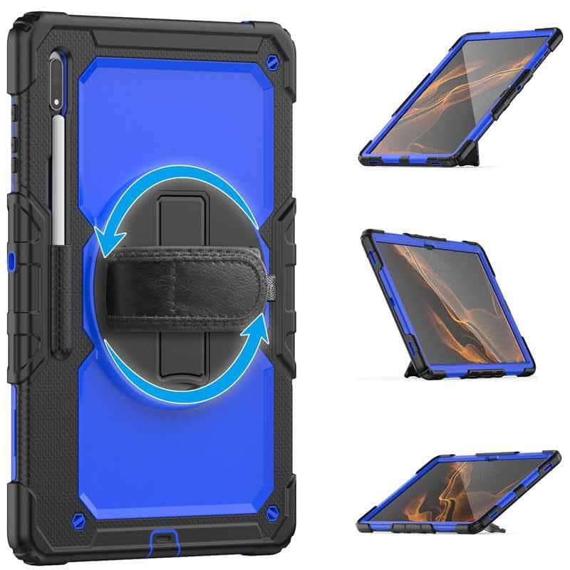 360 Rotating Galaxy Tab S8 Ultra 2022 X900 Rugged Case
