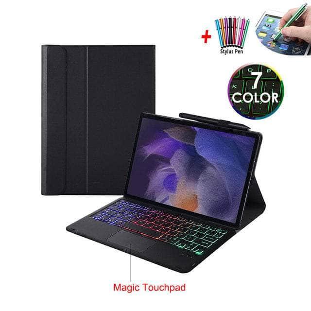 7 Colors Backlit Magic Touchpad Galaxy Tab A8 10.5 (2022) Keyboard Case