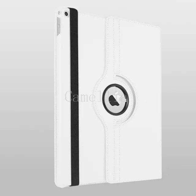CaseBuddy Casebuddy White Apple iPad Pro (2015) Leather Look 360 Rotating Stand Smart Case