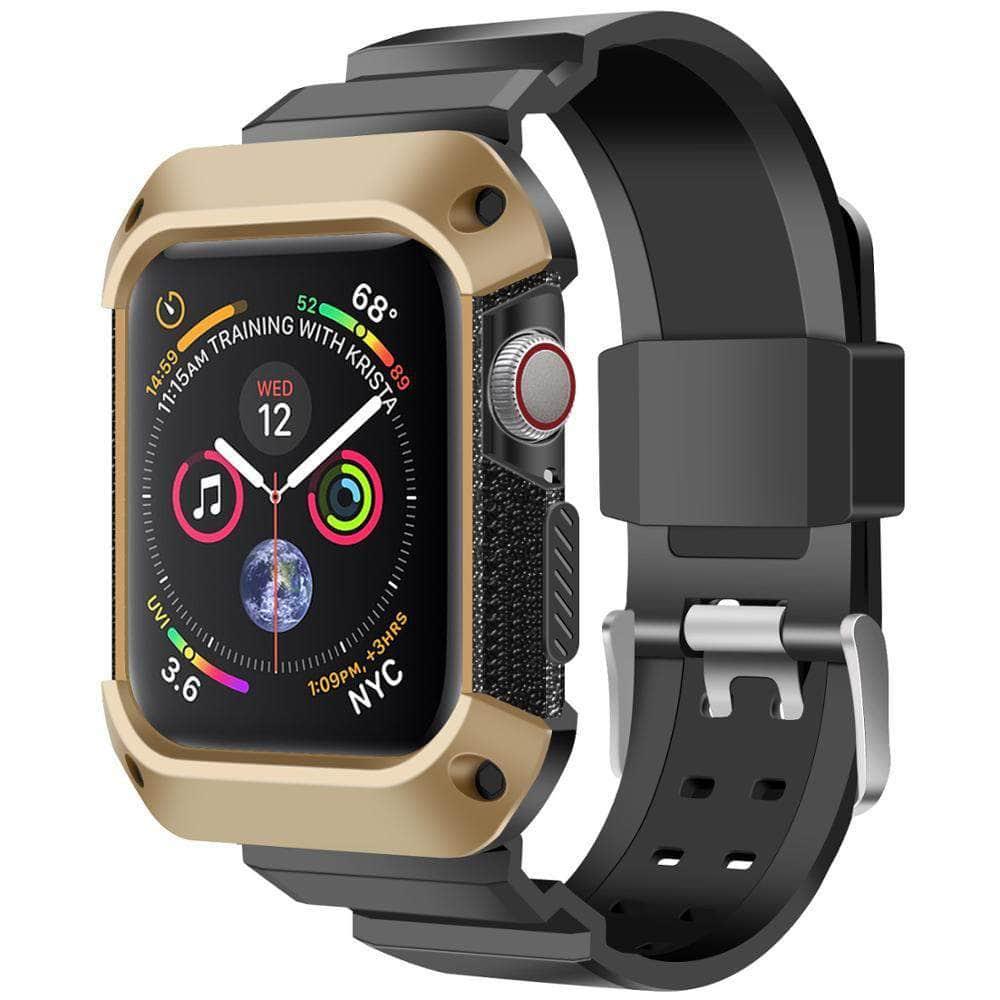 Armor Silicone Sport Band Strap Apple Watch 6 5 4 SE 44/42/40/38 Bracelet - CaseBuddy