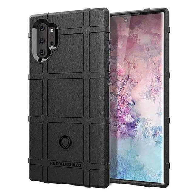 Armor Style Case Samsung Galaxy Note 10+  Note 10 Shockproof Solid Rugged Soft TPU Silicone Cover Skin - CaseBuddy