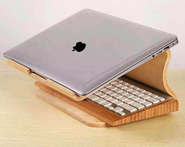 Birch Walnut Heat Radiating Laptop Desk Stand