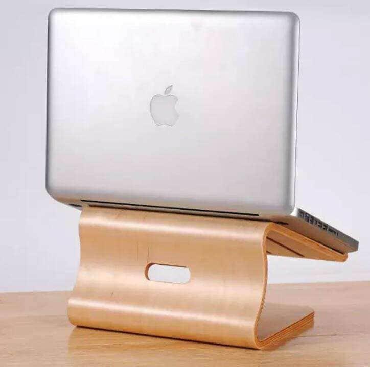 Birch Walnut Heat Radiating Laptop Desk Stand