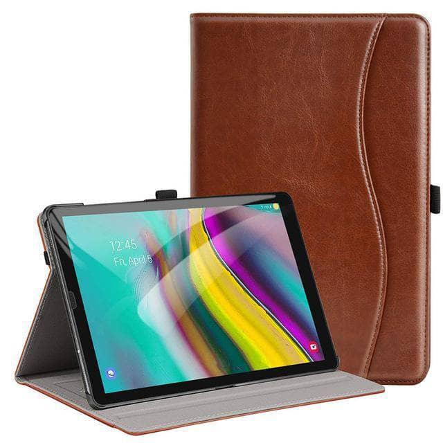 BOZHUORUI Galaxy Tab S5e 10.5 SM-T720 SM-T725 Leather Look Folding Stand Auto Wake/Sleep Cover - CaseBuddy