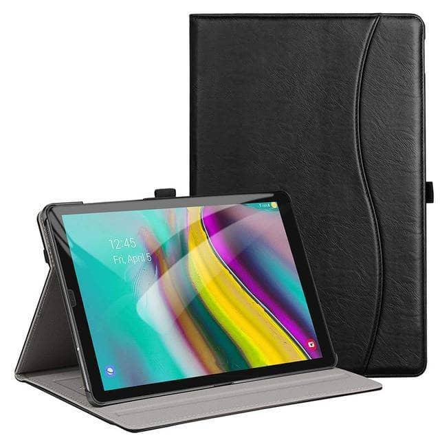 BOZHUORUI Galaxy Tab S5e 10.5 SM-T720 SM-T725 Leather Look Folding Stand Auto Wake/Sleep Cover - CaseBuddy