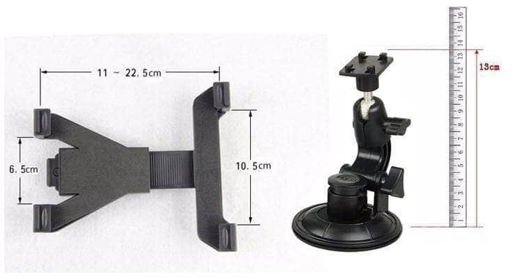 Car Suction Cup Mount Stand Tablet Holder iPad Pro Samsung Galaxy Tab 4 3