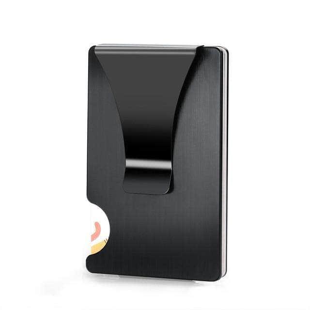 CaseBuddy Australia Casebuddy black 3 Carbon Fiber Card Holder Mini Slim Wallet RFID Magic Wallet