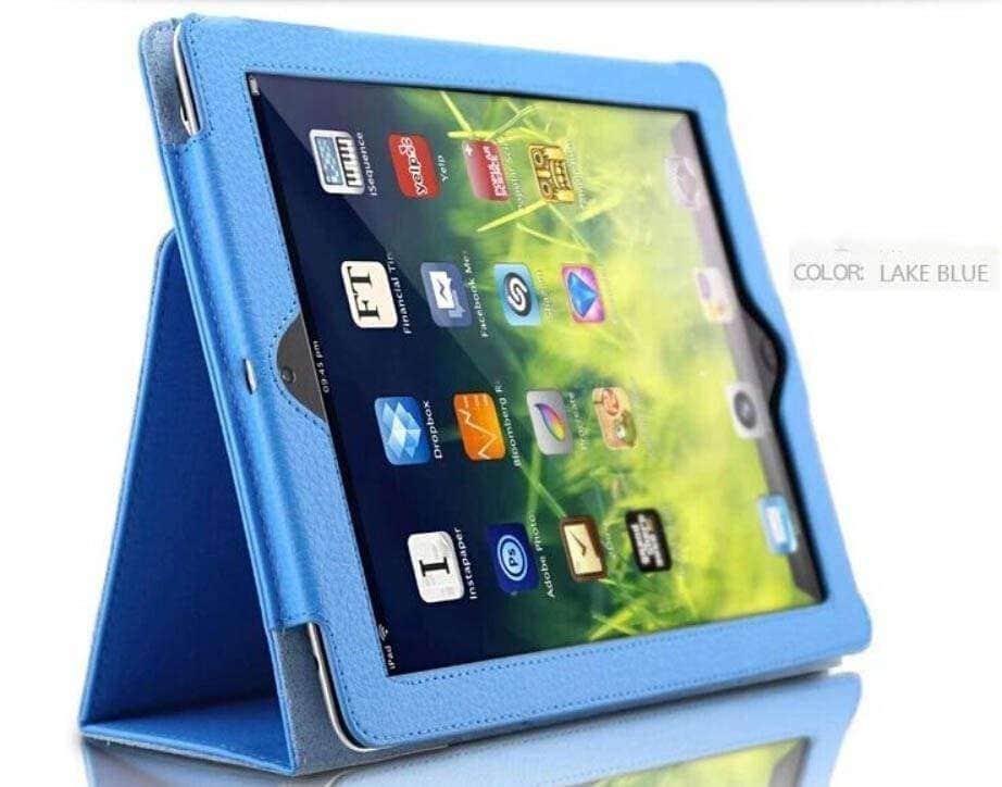 Case Buddy.com.au iPad 9.7 Case & Cover Light Blue iPad 9.7 Leather Look Folio Case iPad 9.7 Leather Look Folio Case