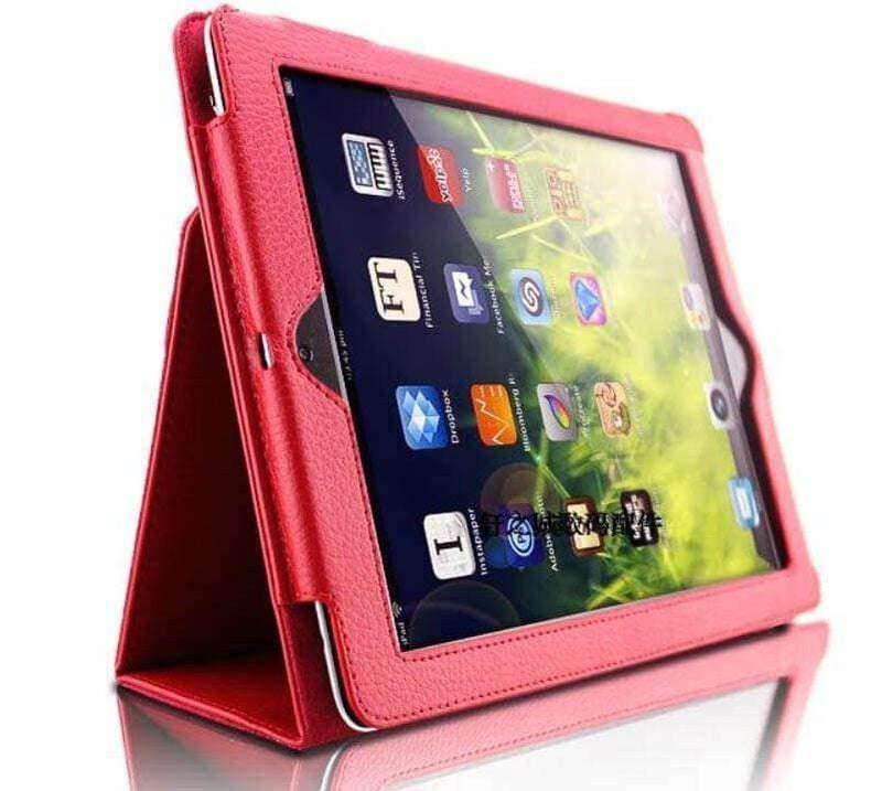 Case Buddy.com.au iPad 9.7 Case & Cover Red iPad 9.7 Leather Look Folio Case iPad 9.7 Leather Look Folio Case
