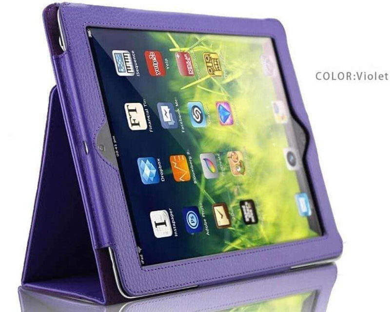 Case Buddy.com.au iPad 9.7 Case & Cover Purple iPad 9.7 Leather Look Folio Case iPad 9.7 Leather Look Folio Case