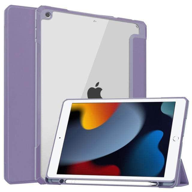 CaseBuddy Australia Casebuddy lavender purple / iPad 10.2 9th 2021 iPad Pencil Holder Stand Protective Shell