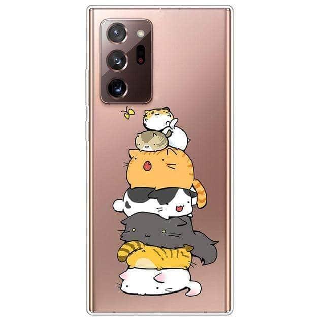 CaseBuddy Australia Casebuddy for S21 Plus 5G / 28 S21 Clear Transparent Soft TPU Themed Cover