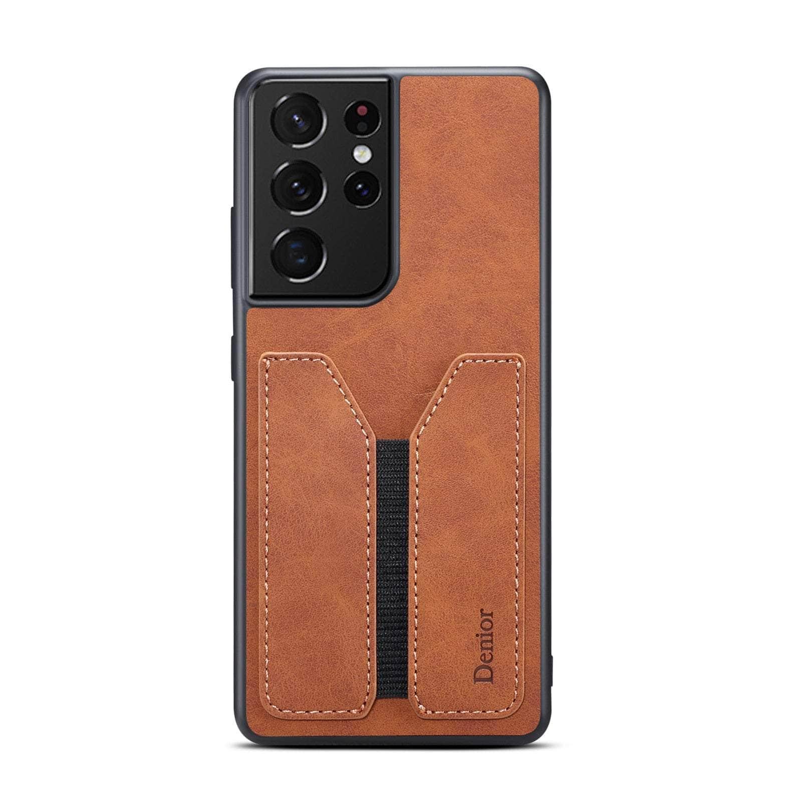 Casebuddy Brown / Galaxy S23 Galaxy S23 Card Pocket Wallet Case