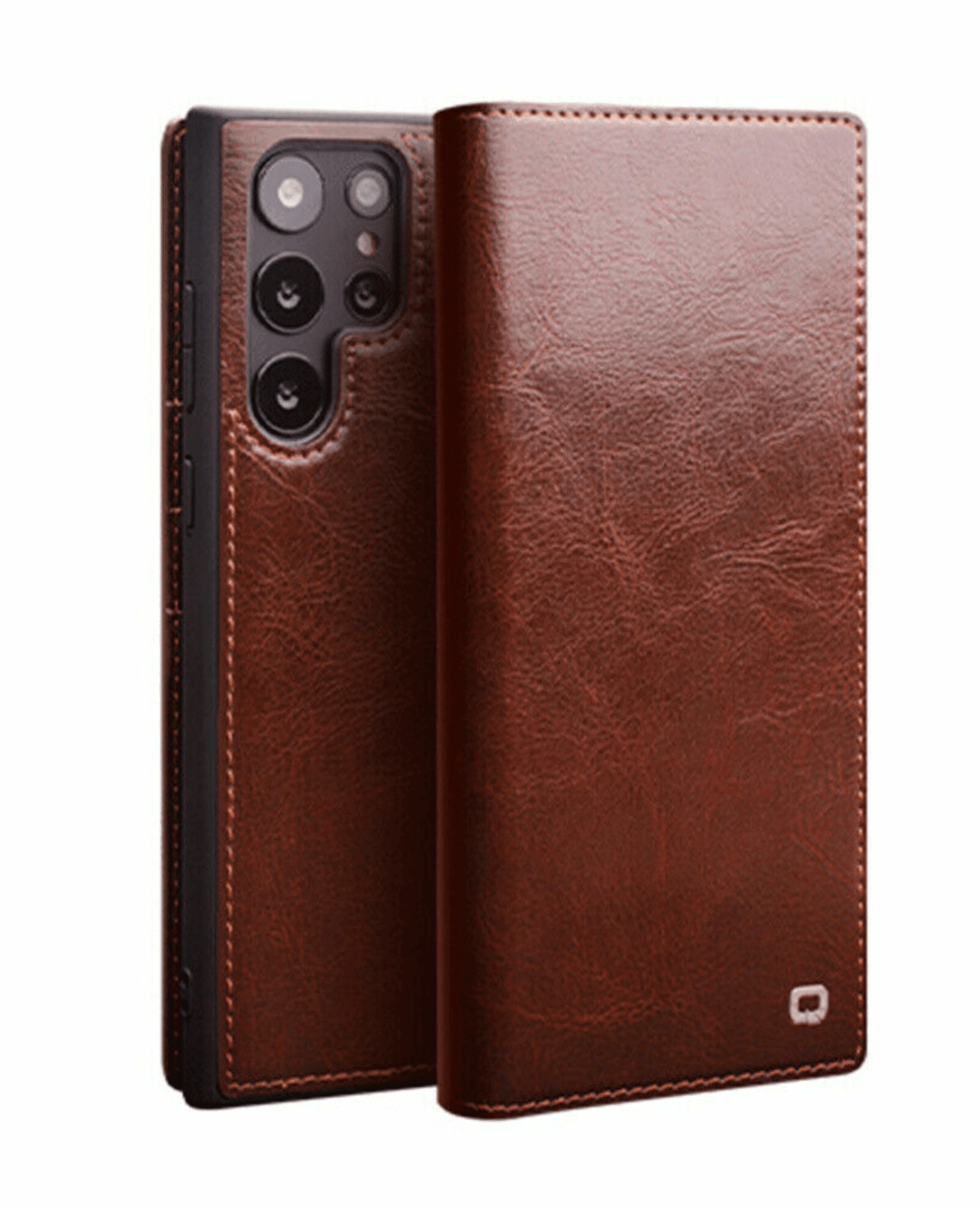 Casebuddy Galaxy S23 Real Genuine Leather Flip Cover