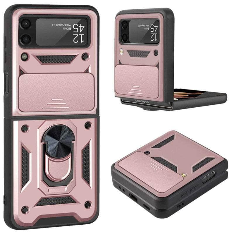 Casebuddy Rose gold / For Galaxy Z Flip 4 Galaxy Z Flip 4 Shockproof Armor Case