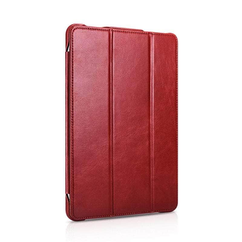 Casebuddy Red / iPad Air 5 2022 iCarer iPad Air 5 Vegan Leather Case
