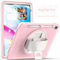 Casebuddy Cherry Blossoms Pink / For iPad 10th 10.9 iPad 10 2022 Heavy Duty Shockproof Rugged Casde