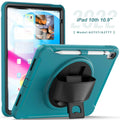 Casebuddy Light blue / For iPad 10th 10.9 iPad 10 2022 Heavy Duty Shockproof Rugged Casde