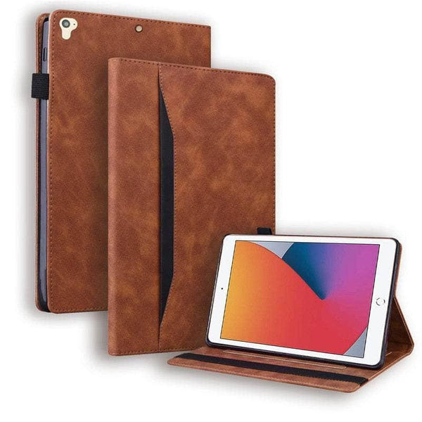 Casebuddy brown / iPad 2022 10th Gen iPad 10 2022 Luxury Leather Wallet Case