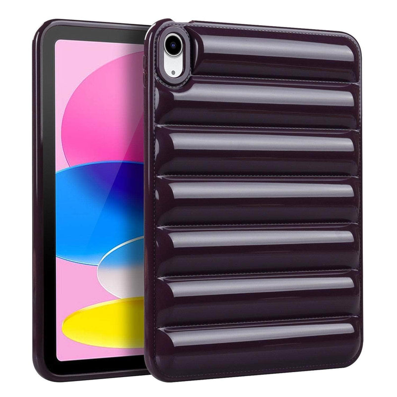 Casebuddy dark purple / iPad 10 2022 10.9 iPad 10 2022 Puffer Jacket Case