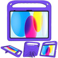 Casebuddy Purple / iPad 10th 10.9 inch iPad 10 2022 Shockproof Pencil Holder Kids Case