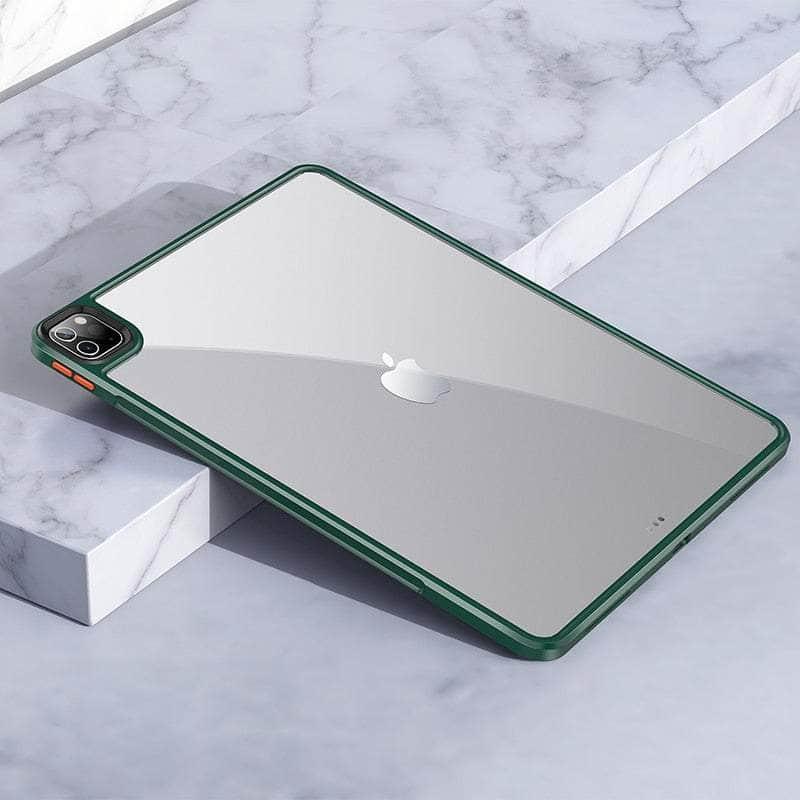 Casebuddy Dark Green / For 12.9 2022 iPad Pro 12.9 2022 Acrylic Ultra-Thin Protect Cover