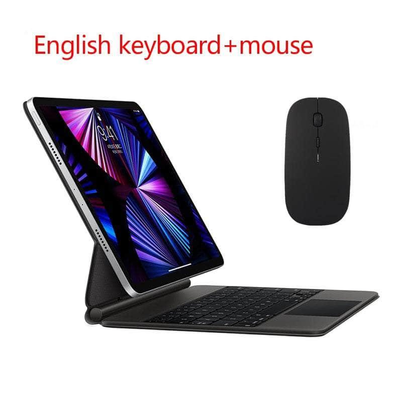 Casebuddy English add mouse / iPad Pro 12.9 2022 iPad Pro 12.9 2022 Magic Wireless Bluetooth Keyboard Case