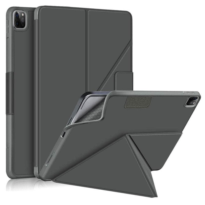 Casebuddy BXJG Gray / iPad Pro 12.9 Inch iPad Pro 12.9 2022 Tri-Fold Super Smart Case