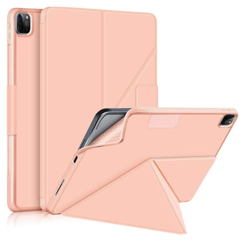Casebuddy BXJG Pink / iPad Pro 12.9 Inch iPad Pro 12.9 2022 Tri-Fold Super Smart Case
