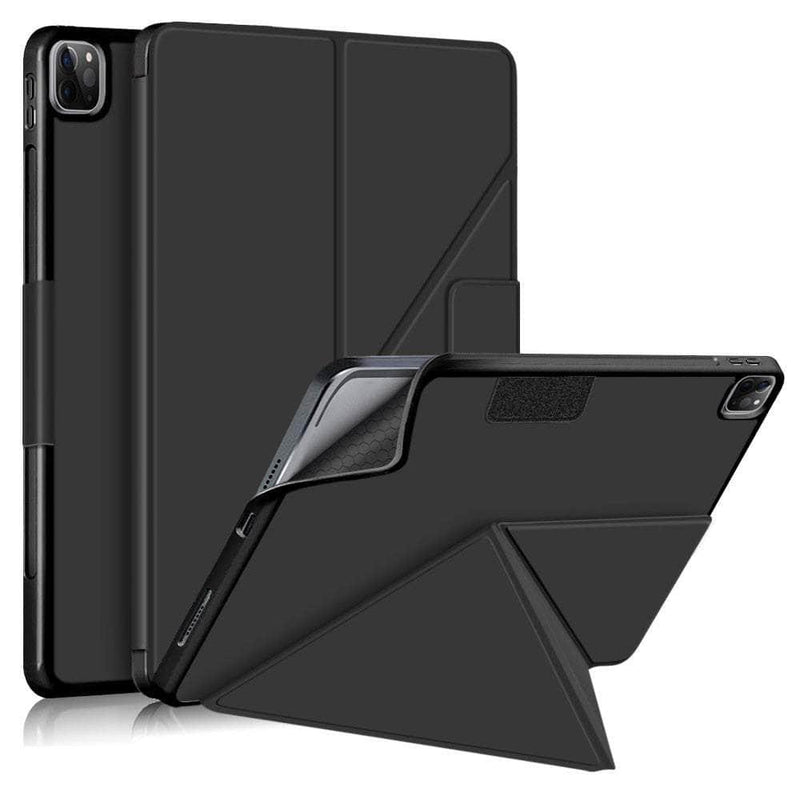 Casebuddy BXJG Black / iPad Pro 12.9 Inch iPad Pro 12.9 2022 Tri-Fold Super Smart Case