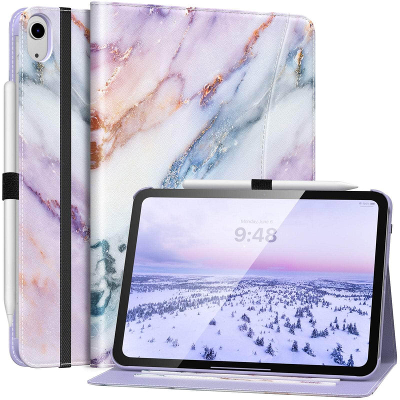 Casebuddy DLS Purple / iPad 10th Gen 10.9 MoKo iPad 10 2022 Multi-Angle Viewing Smart Case