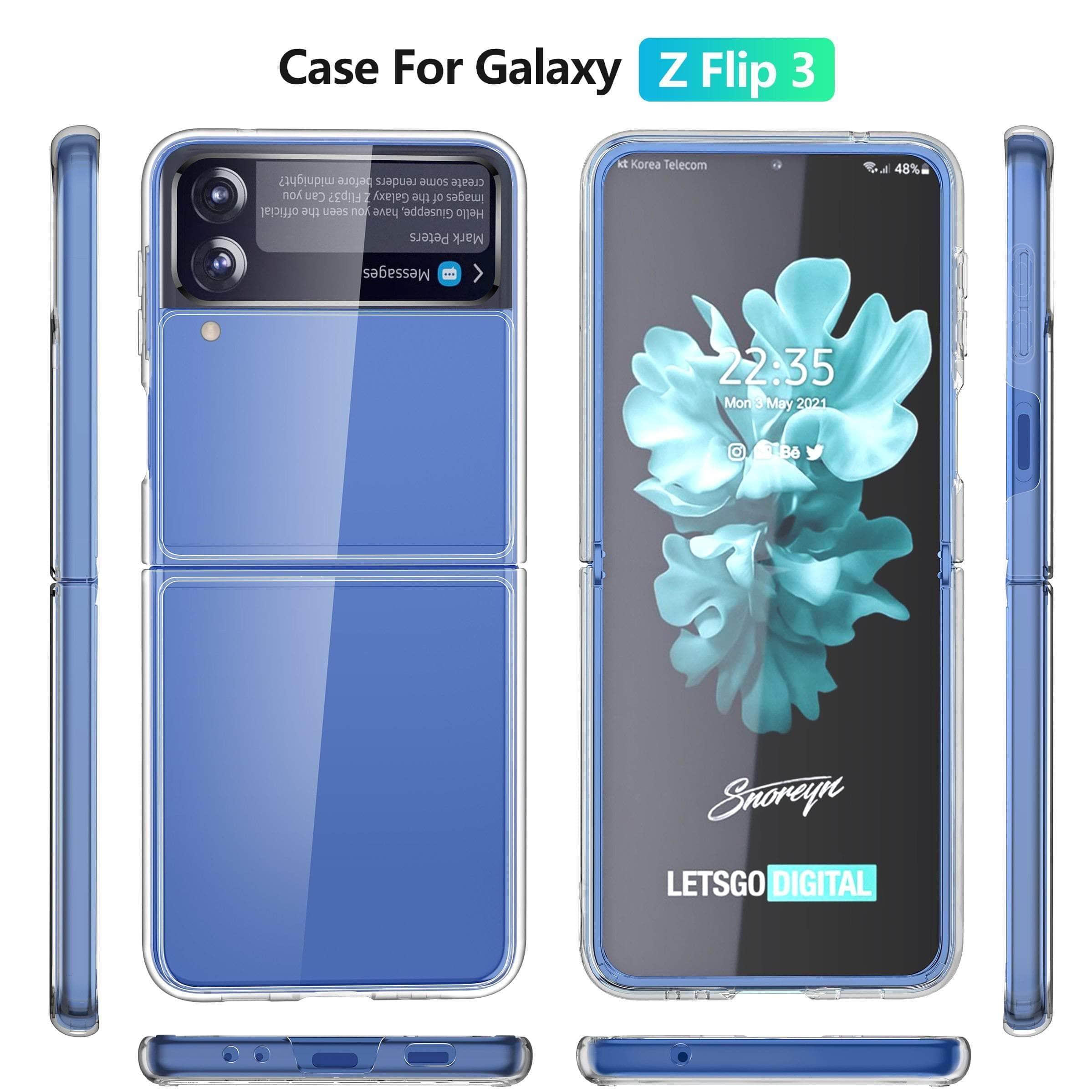 CaseBuddy Australia Casebuddy Clear Acrylic Galaxy Z Flip 3 5G Cover