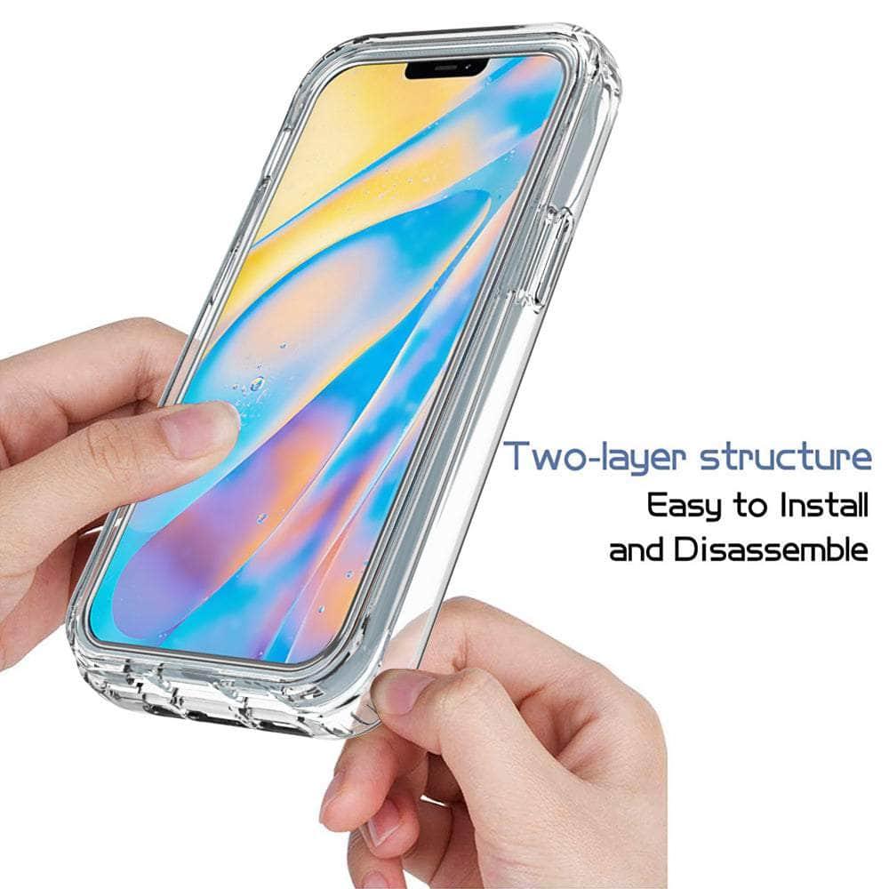 Casebuddy Clear iPhone 14 Pro Max Shockproof Silicone Protection Cover