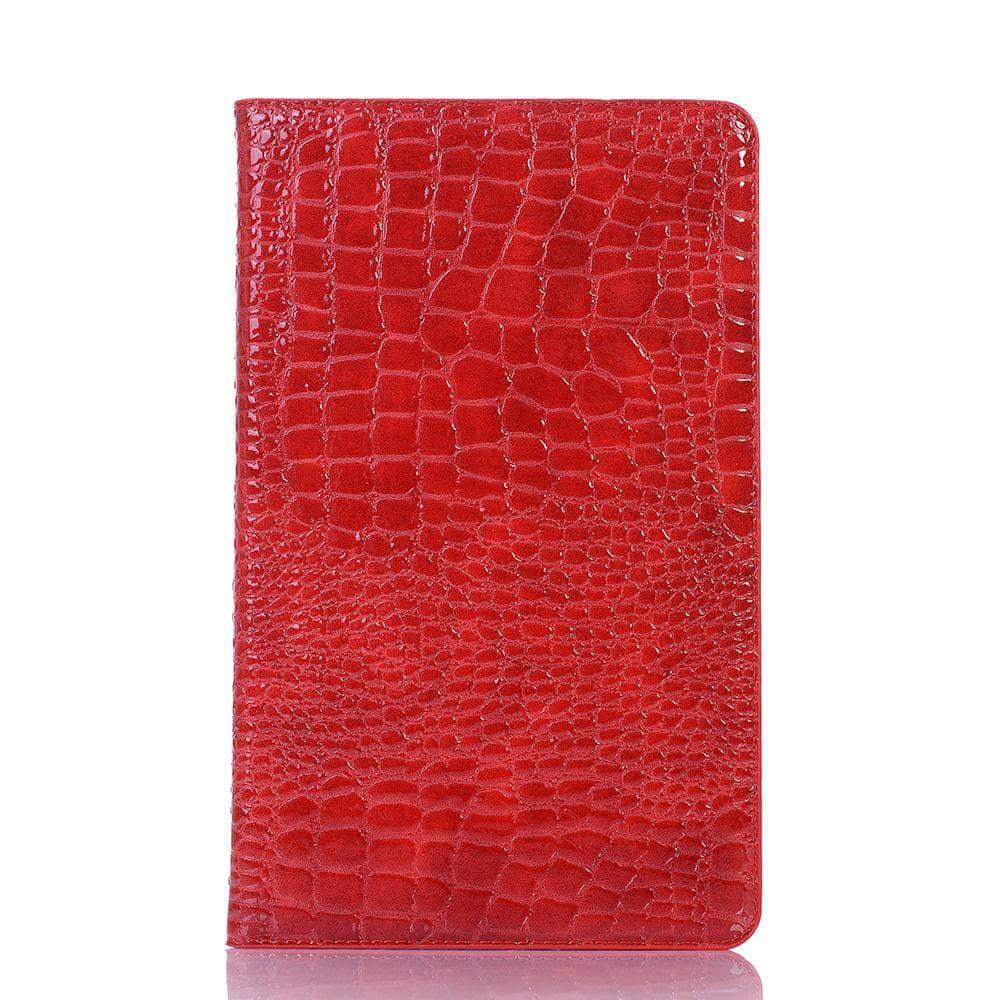 Crocodile Pattern Folio Case Galaxy Tab A 10.1 2019 T510 T515 Stand Card Slot - CaseBuddy