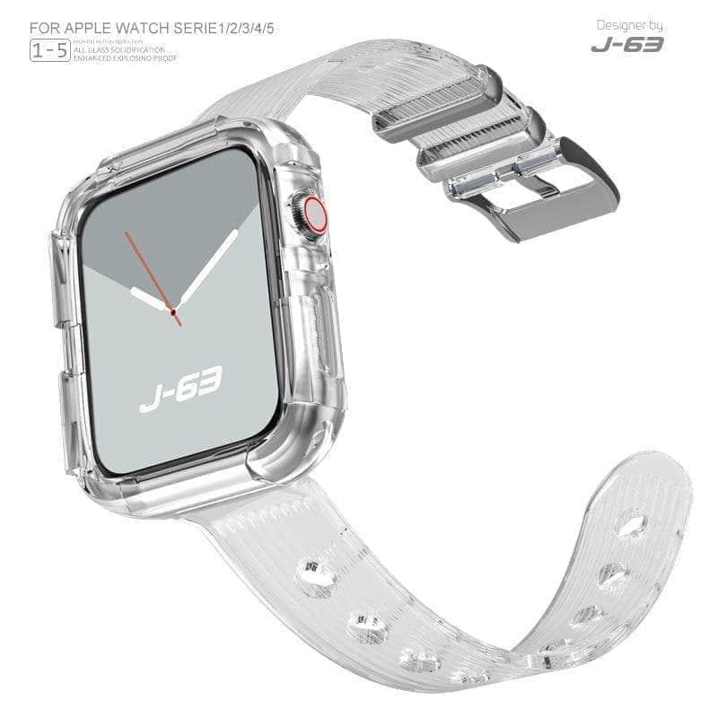 CaseBuddy Australia Casebuddy Crystal Watchband Apple Watch 6 5 4 3 2 SE 44/42/40/38 Strap Rugged Bumper