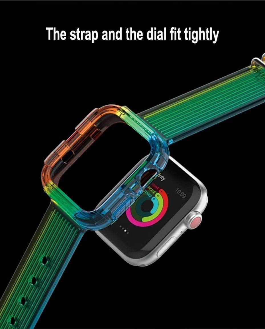 CaseBuddy Australia Casebuddy Crystal Watchband Apple Watch 6 5 4 3 2 SE 44/42/40/38 Strap Rugged Bumper