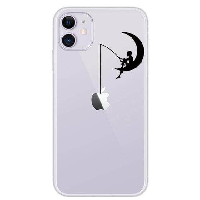 Cute Cat Print TPU Transparent Soft Case iPhone 11 Pro Max Back Cover - CaseBuddy