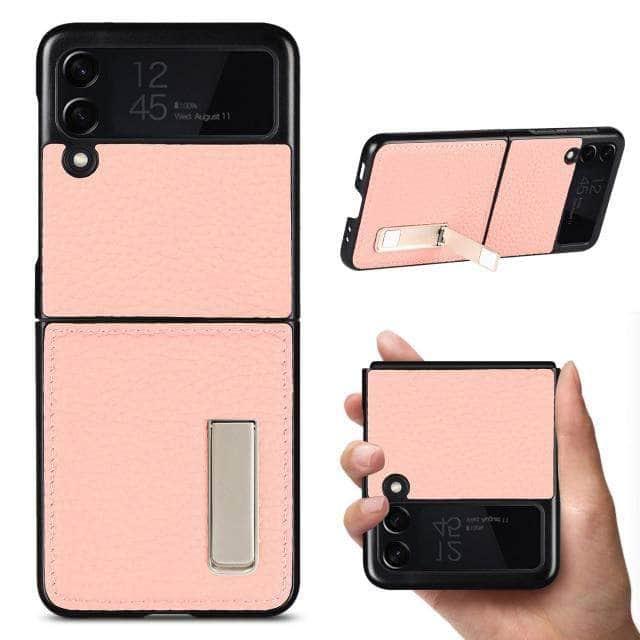 CaseBuddy Australia Casebuddy LZWZPZJ Pink Deluxe Wallet Galaxy Z Flip 3 5G Fitted Case