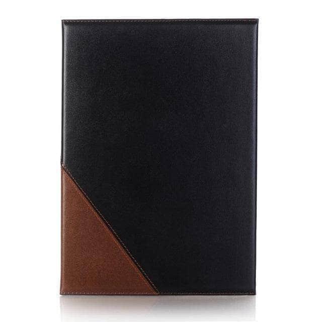 CaseBuddy Casebuddy Black Double Color Leather Look Book Smart Sleep Awake Cover iPad Air 3 2019