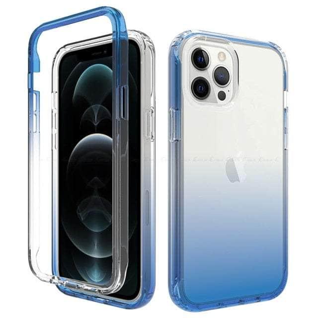CaseBuddy Australia Casebuddy iPhone SE 2022 / Blue Dual Layer Full Protection iPhone SE 2022 Phone Case