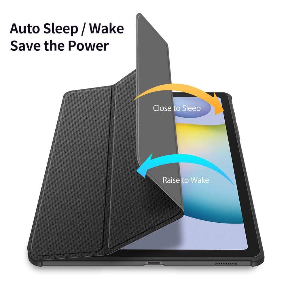 CaseBuddy Australia Casebuddy DUX DUCIS Galaxy Tab S8 X700 Leather Series Smart Sleep Wake Pencil Holder Case
