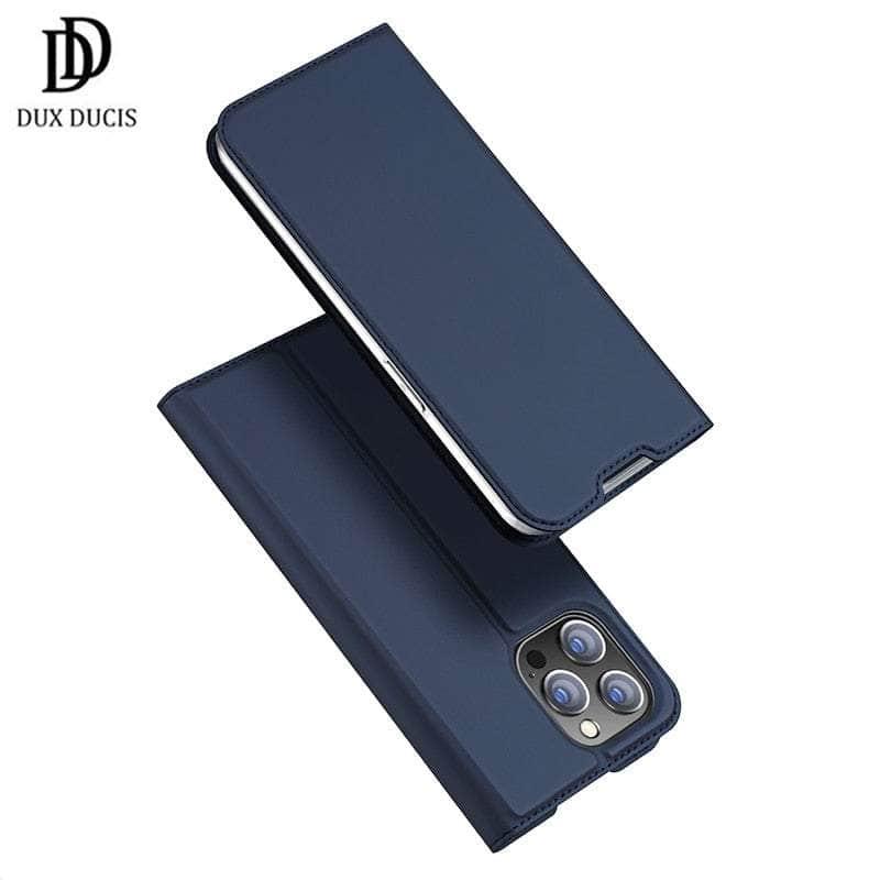 Casebuddy DUX DUCIS iPhone 14 Pro Max Magnetic Leather Flip Wallet Stand Cover