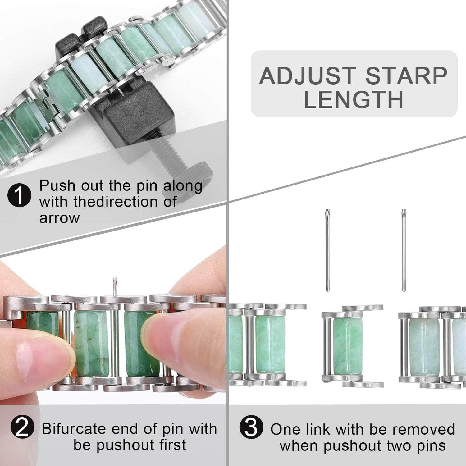 CaseBuddy Australia Casebuddy Emerald Bracelet Jade Apple Watch 6 5 4 3 SE 44/42/40/38 Wrist Strap