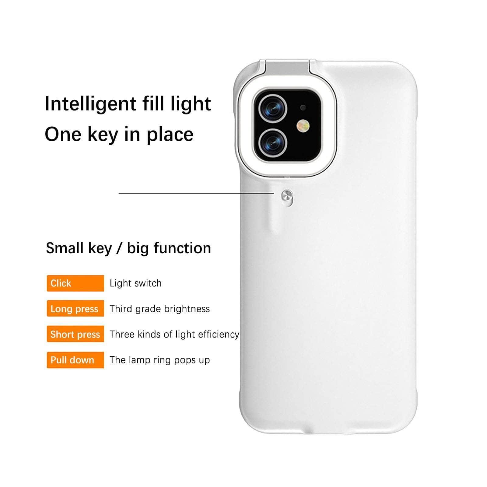 Fill Light Selfie Beauty Ring Flash iPhone 12 Case - CaseBuddy Australia