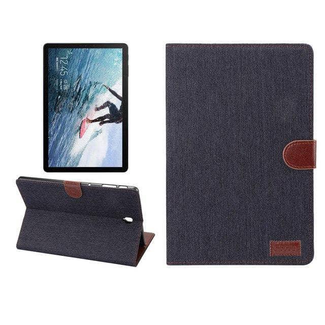 Flower Flip Stand Leather Look Magnet Smart Case Galaxy Tab S4 10.5 SM-T830/T835/T837 - CaseBuddy