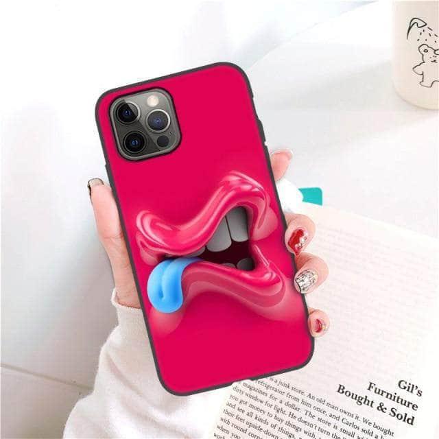 CaseBuddy Australia Casebuddy For iPhone 13 / X265 Funny Face iPhone 13 & 13 Pro Cover
