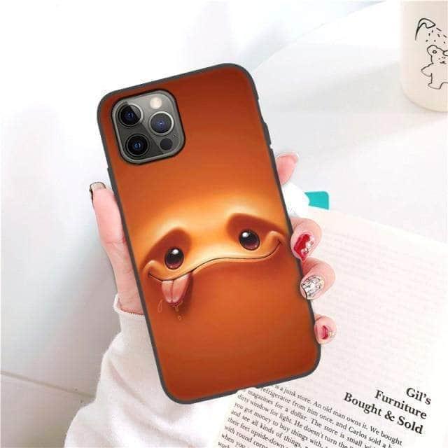CaseBuddy Australia Casebuddy For iPhone 13 / X262 Funny Face iPhone 13 & 13 Pro Cover